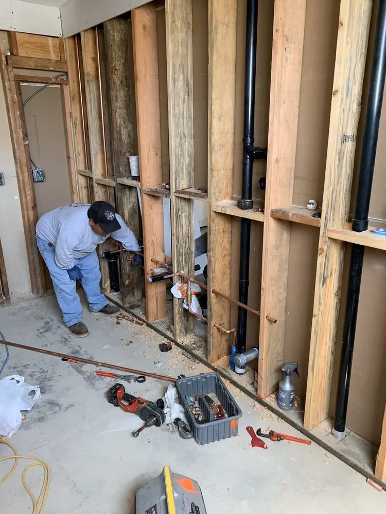 Commercial rough-in plumbing for Water Heater Replacement in Cedar Crest